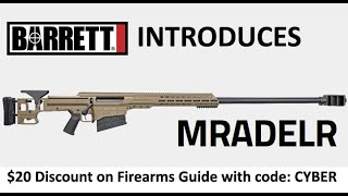 Barrett introduces new MRADELR Rifle in 416 Barret TODAY [upl. by Anilef690]