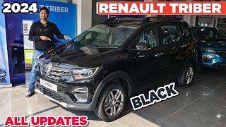 2024 Renault Triber Facelift Black Colour review and Walkaround 🔥 🖤 l Renault Triber Black l MRCars [upl. by Shiroma]