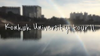 Konkuk University Tour part 2 l Korean University l Autumn [upl. by Ardnosak]