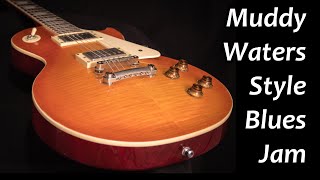 Muddy Waters Style Blues Jam Backing Track in A [upl. by Etat]