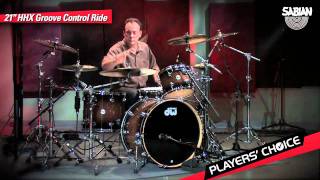 SABIAN Players Choice  Neil Peart Demos the 21quot HHX Groove Control Ride [upl. by Enomyar656]