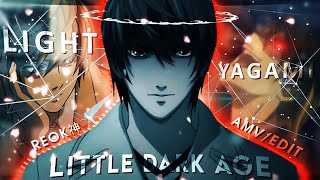 LIGHT YAGAMI「LITTLE DARK AGE」 DEATH NOTE「AVMEDIT」4K [upl. by Oah356]