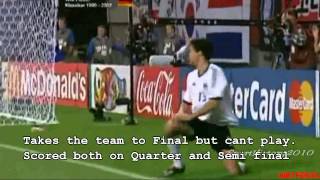 Michael Ballack  Career Defining MomentWorld Cup 02 [upl. by Ahsinav]