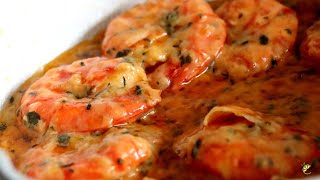 Garlic Butter Shrimp  Crevette au beurre dail  Easy Recipe  ZestyMu Style [upl. by Dionisio]