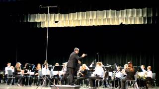 Stambaugh Middle School Band  Mt Vernon March [upl. by Anuahsal]