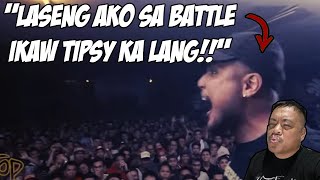 Tipsy D vs Apoc  Reaction Video  Tito Shernan GRABENG ROUND 1 YUN [upl. by Dnallor]