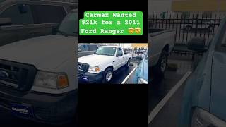 Carmax has loss their mind 🤯 carmax ford fordranger fordmaverick truck inflation carslover [upl. by Akcimehs55]