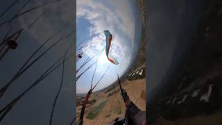 Paraglider collapse [upl. by Schuler]