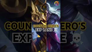 Counter heroes exp meta ☠️☠️ mlbbshorts explorepage counterhero mlbb ml shorts foryou apt [upl. by Jadda922]