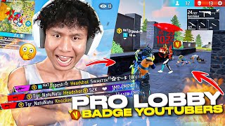 Pro V Badge Grandmaster Top 1 Lobby 😱 Tonde Gamerr [upl. by Lerak874]