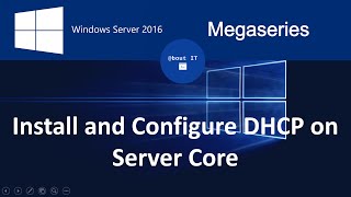 Install and Configure DHCP on Windows Server 2016 Core with Powershell [upl. by Aldarcie]