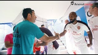 ACCESS ALL AREAS  Real Madrid v Arsenal Legends [upl. by Aratnahs]