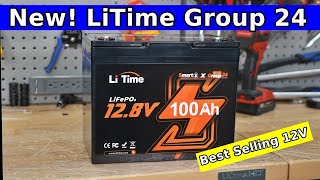 New LiTime 12V Group 24 LiFePO4 Battery Complete Review [upl. by Idihc]