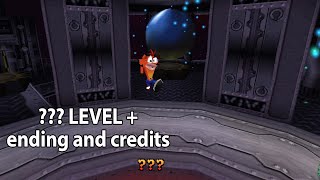 Ending Level  Credits  Crash Bandicoot Raspun [upl. by Honig]