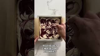 Red Velvet Cheesecake Brownie Full recipe on justatastecom [upl. by Wainwright]