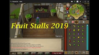 OSRSOld School Runescape Hosidius Fruit Stalls 2019 [upl. by Fitalludba]