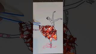 Sparkling Skirt for Ballet dancer art video shortsfeed youtubeshorts youtubesearch asmr [upl. by Kreegar]