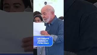 Lula inaugura trecho da Transposição do Rio São Francisco em Pernambuco lula [upl. by Anilra289]