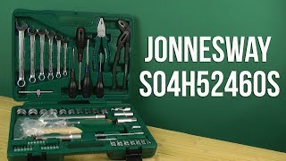 Распаковка Jonnesway 60 предметов S04H52460S [upl. by Zirtaeb]