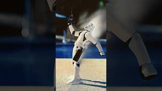 Stormtrooper 💥 Stop Motion Animation Clone Wars Action Figure Darth Vader Skywalker animation [upl. by Doti53]