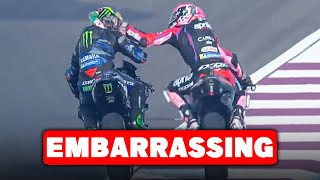 Espargaro vs Morbidelli The Slap amp The Feud [upl. by Einobe]