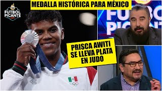 HISTÓRICO Prisca Awiti consigue MEDALLA DE PLATA en JUDO para MÉXICO en Juegos Olímpicos [upl. by Llebasi]