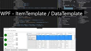 WPF  DataTemplate eigene Templates für ListViewDataGrid [upl. by Bibbie216]