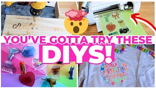 EXCITING NEW Cricut DIYs youll want to make IMMEDIATELY 🤯 [upl. by Sigismundo]