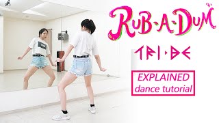 TRIBE  RUBADUM dance Tutorial  Mirrored  EXPLAINED [upl. by Assirahs441]