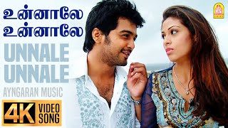 Unnale Unnale  4K Video Song  உன்னாலே உன்னாலே  Vinay  Sadha  Jeeva  Harris Jayaraj  Ayngaran [upl. by Lennahs140]