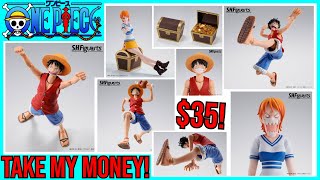 SHFiguarts One Piece ROMANCE DAWN PreTimeskip Monkey D Luffy amp Nami PREORDER [upl. by Bernadine]