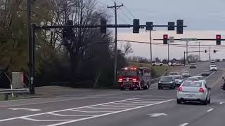 Hendersonville FD Engine 5 Responding to a EMS Alarm [upl. by Anitneuq]