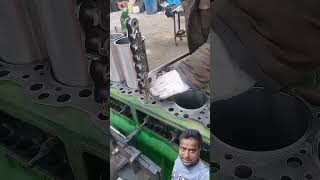 diesel engine assembly procedure diesel shorts [upl. by Oruntha]