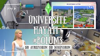 Sims4 Oynuyoruz  Üniversite Hayatı Bölüm3 Kafalar Karışık [upl. by Tezile305]