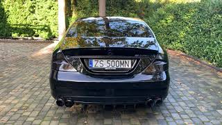 Mercedes CLS 500 AMG V8 Sound C219 Xpipe BRUTAL COLD START [upl. by Ilan]