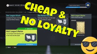 FUT 22  SBC  League and Nation Basics  Multi League amp Nation  Cheap amp No Loyalty [upl. by Yasmeen830]