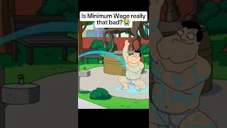 Living on minimum wage😭 funny americandad shorts [upl. by Forrer411]