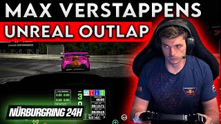 Max Verstappens UNREAL First Outlap  Nürburgring 24h iRacing [upl. by Brianna]