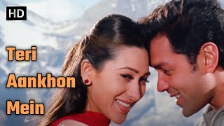 Karishma Kapoor Most Popular Song  Teri Aankhon Mein  Aashiq 2001 Bobby Deol Udit Narayan Hits [upl. by Klinges16]