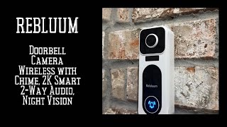 Doorbell Camera Wireless with Chime 2K Smart Video Doorbell Camera with 2 Way Audio Night Vision [upl. by Flanna]