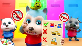 Wolfoo Has No Friend  First Day at School Song  Dont Bully  Nursery Rhymes  Wolfoo Kids Songs [upl. by Nomrah760]