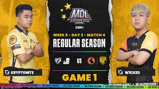 MDL PH S4  W6D3  ONL VS APDX  GAME 1 [upl. by Karie]