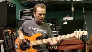 Skin Tight  The Ohio Players Marshall Rock Jones bass cover [upl. by Aileme]