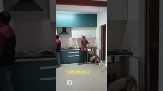 Modular kitchen green laminate comnesion shortvideo woodworking furniture [upl. by Acir994]