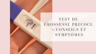 Test de grossesse ultra précoce 8 ou 10 DPO  conseils  symptômes [upl. by Adnaw]