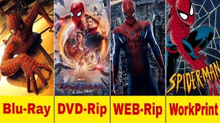 What is PreDVDRip DVDrip HDRip WEBRip WEBDL BluRay etc  Explained in Hindi [upl. by Ennaj]