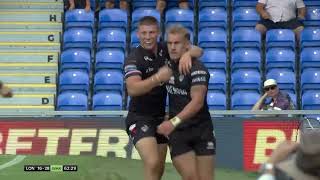 HIGHLIGHTS London Broncos 2236 Warrington Wolves [upl. by Anitsyrhk]