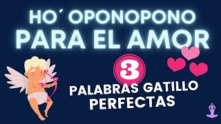 HOOPONOPONO para el AMOR 💗 Oración con las 3 palabras gatillos perfectas para atraer AMOR a tu vida [upl. by Natrav173]