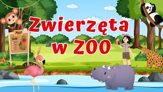 Zwierzęta dla Dzieci  Zwierzęta w ZOO  Odgłosy Zwierząt  Bajka Edukacyjna po Polsku [upl. by Savick]