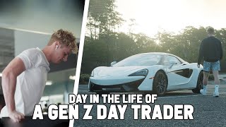 A Day in the Life of a Gen Z Day Trader [upl. by Ellevehc]